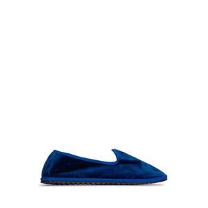VIBI VENEZIA Velvet Venetian Loafers Men BLUE Sandals
